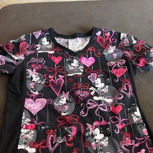 Disney Black and Pink Minnie Mouse Top